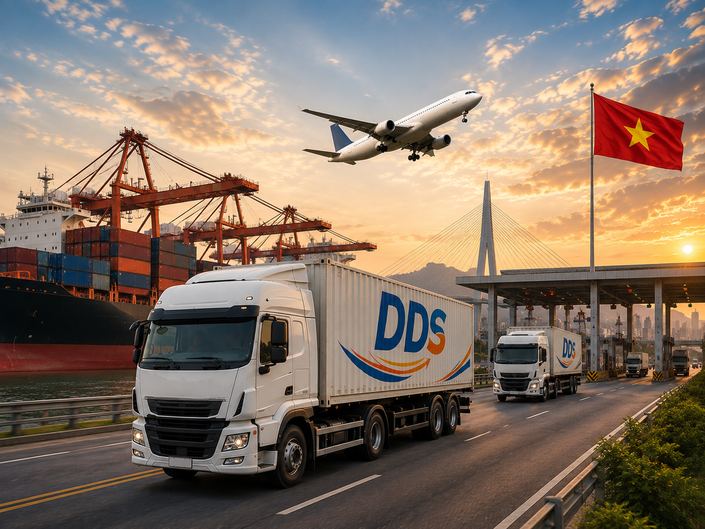 DDS Supply Chain vận chuyển Việt Nam Campuchia