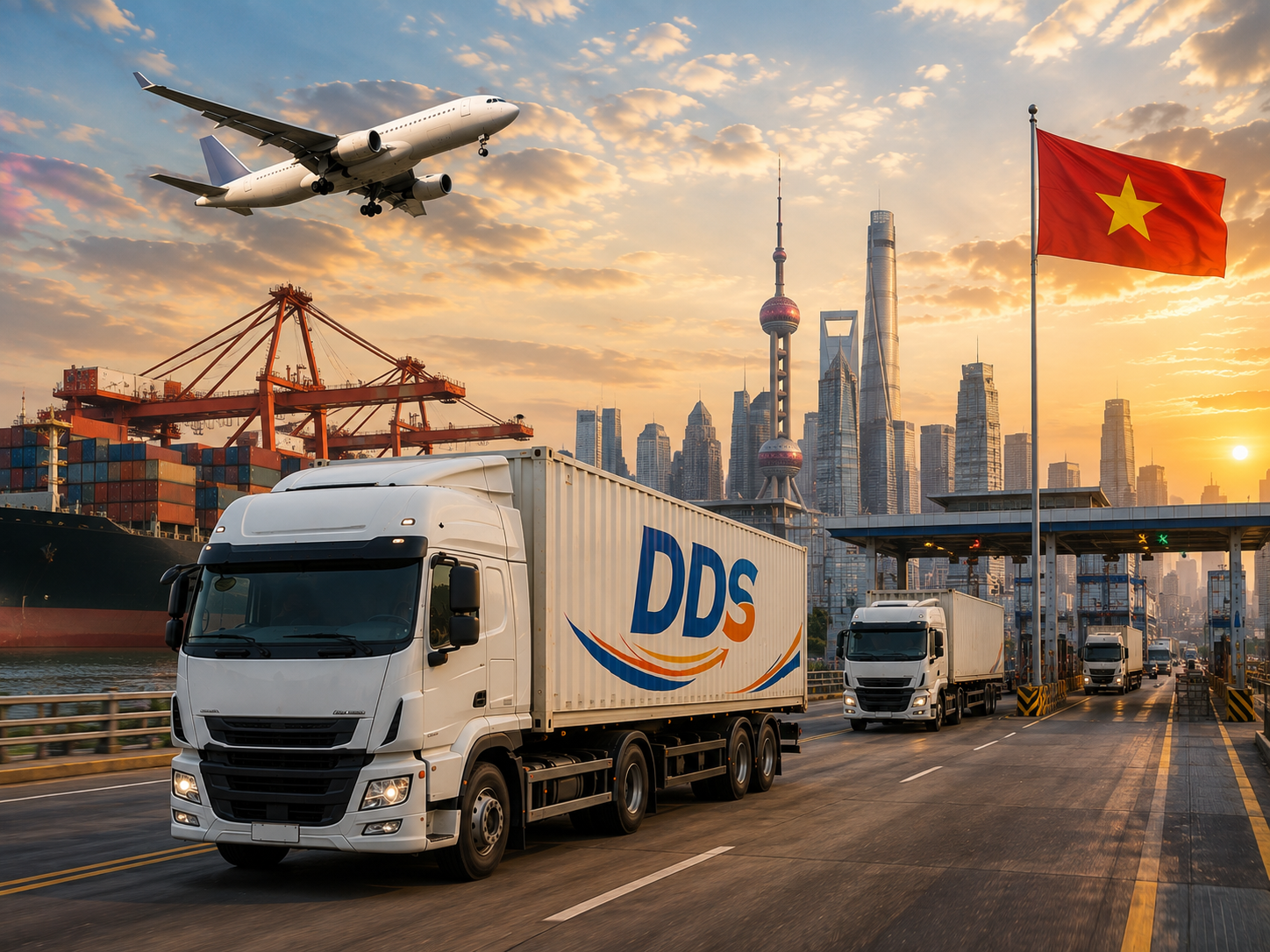 DDS Supply Chain vận chuyển Việt Nam Campuchia